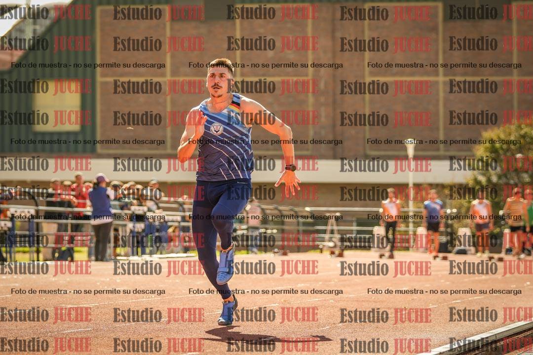 Fotos de los 100 m llanos de varones
