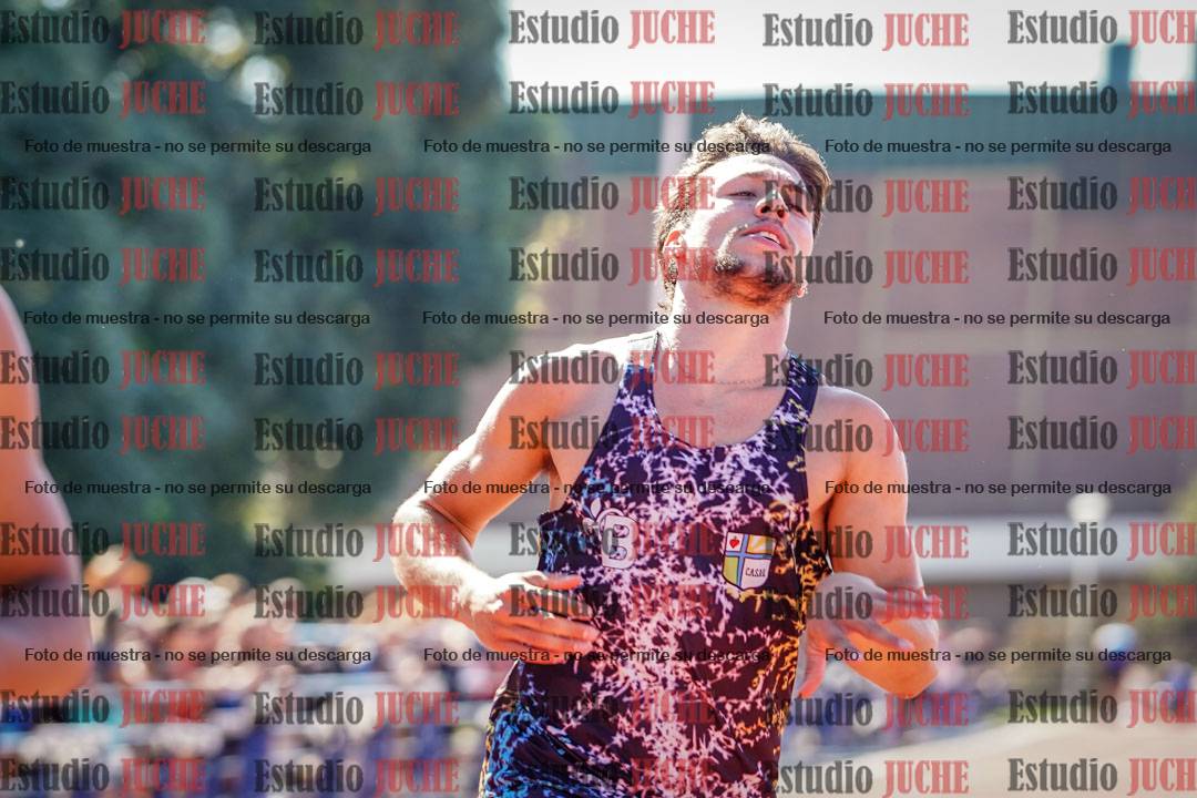 Fotos de los 100 m llanos de varones