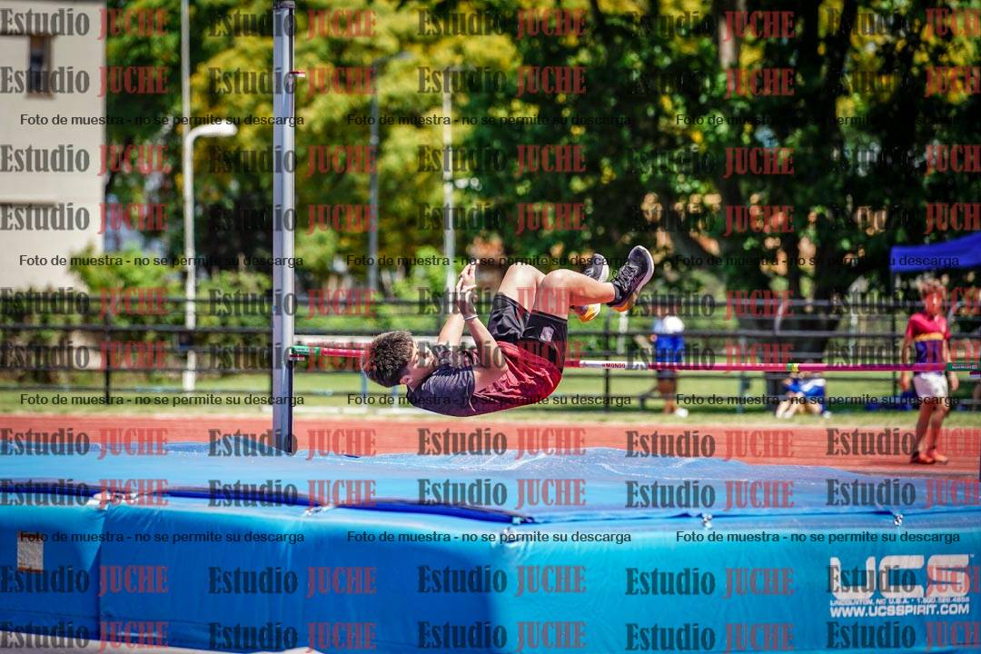 Fotos del salto en alto de varones