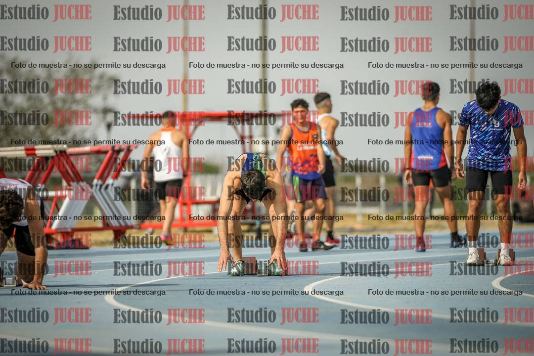 Fotos de los 200 m llanos de varones