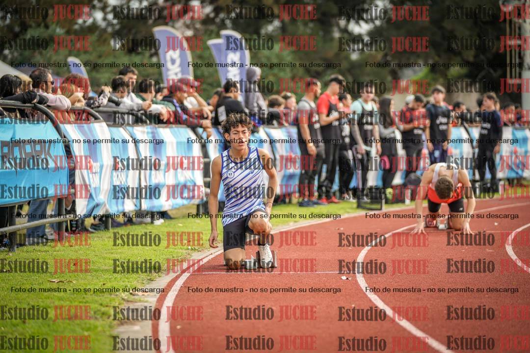 Fotos de los 400 m llanos de varones