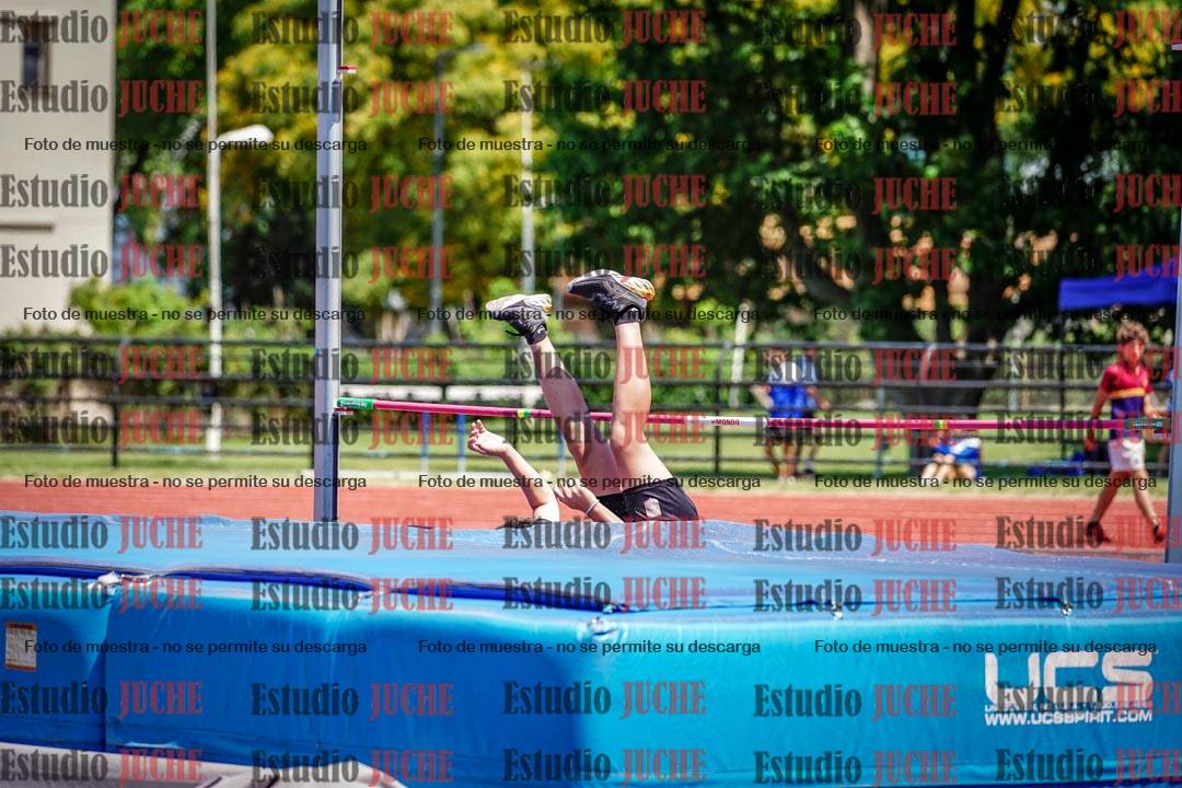 Fotos del salto en alto de varones