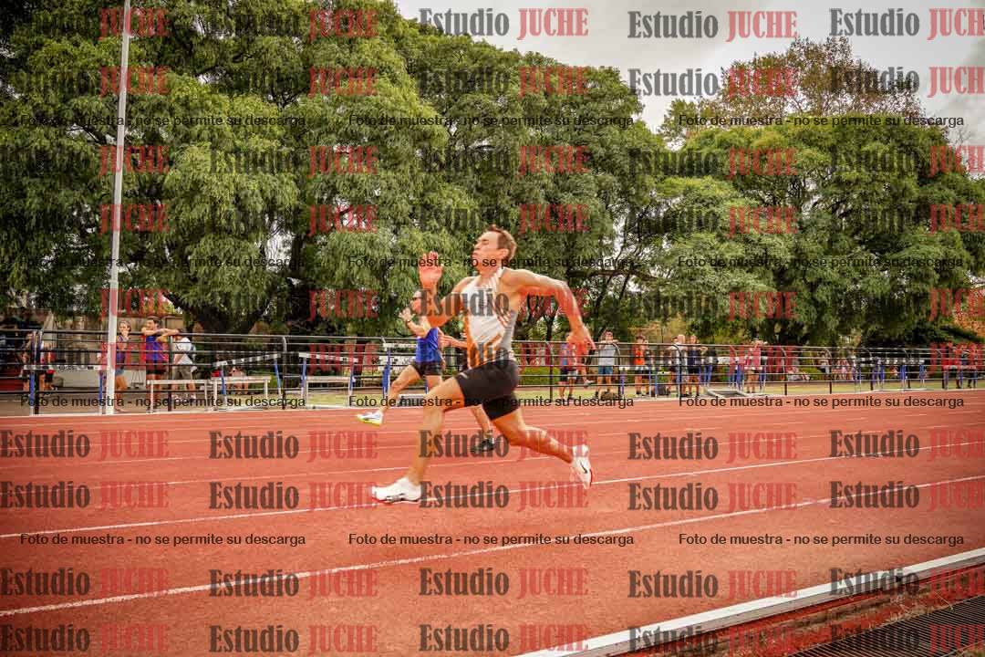 Fotos de los 100 m llanos de varones