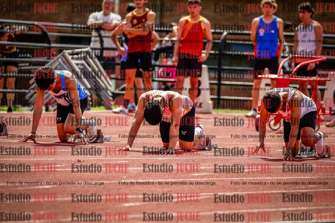 Fotos de los 100 m de varones