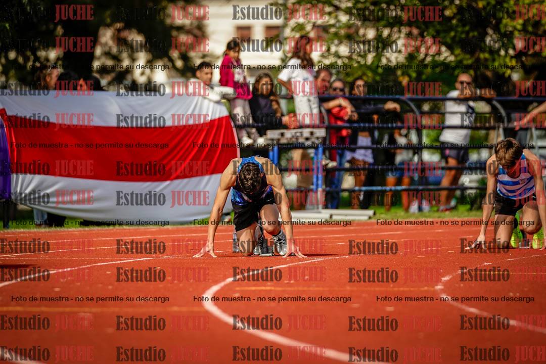 Fotos de los 200 m llanos de varones