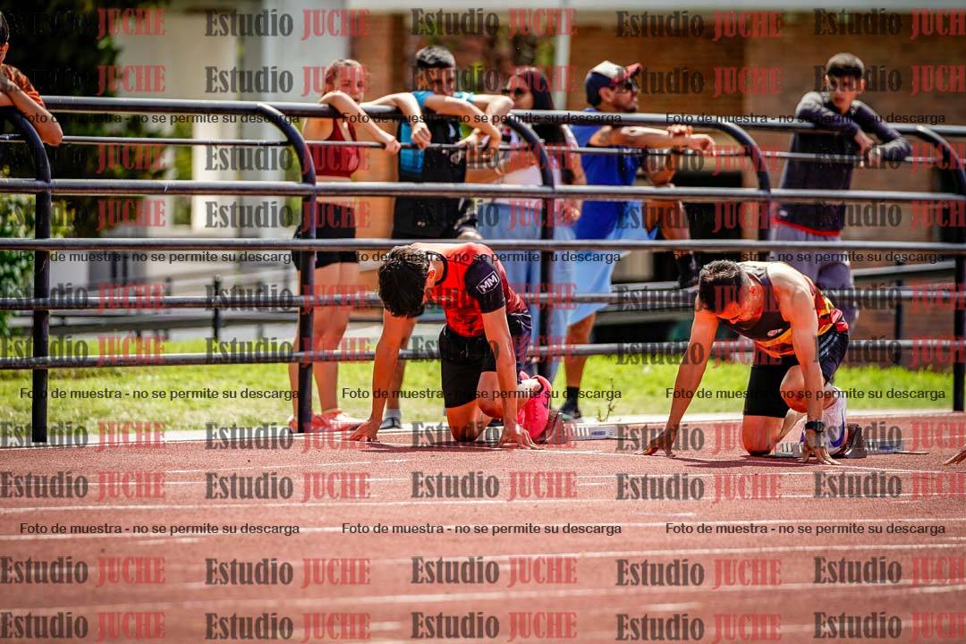 Fotos de los 100 m de varones