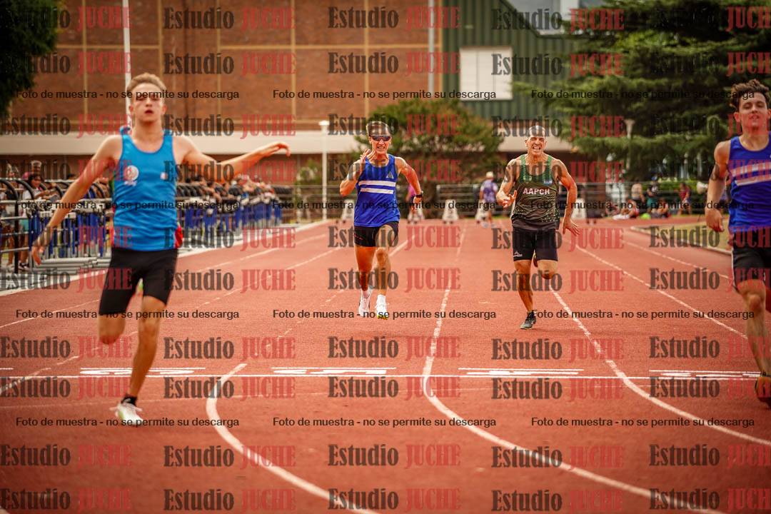 Fotos de los 100 m llanos de varones