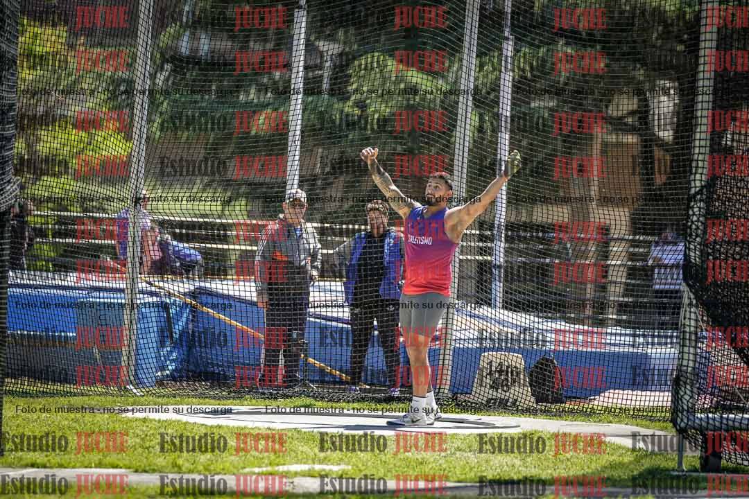 Fotos del lanzamiento de martillo de varones
