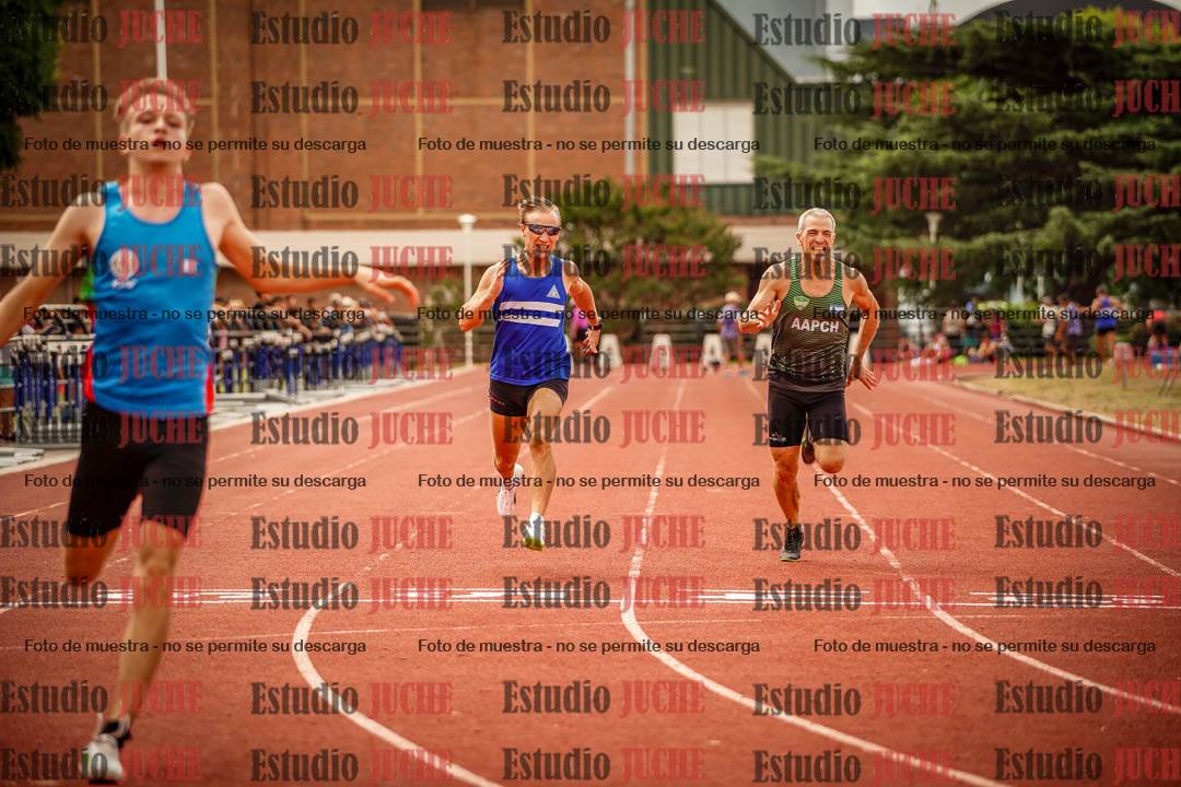 Fotos de los 100 m llanos de varones