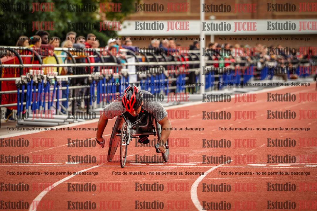 Fotos de los 100 m llanos de varones