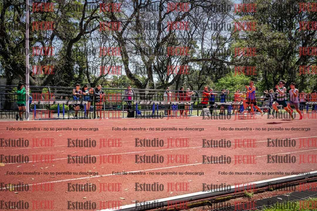 Fotos de los 100 m llanos de varones