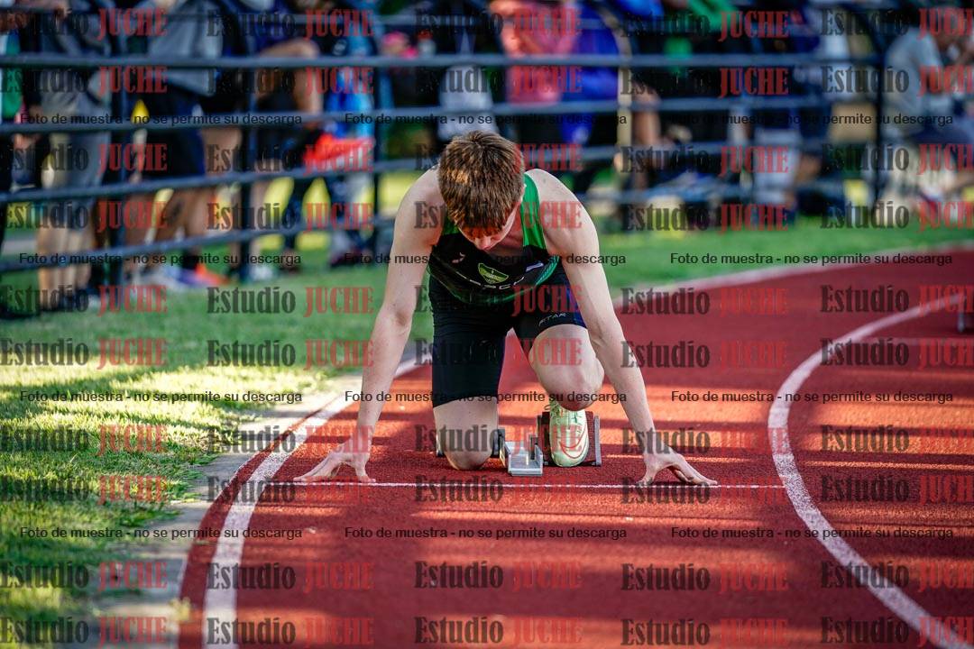 Fotos de los 400 m llanos de varones