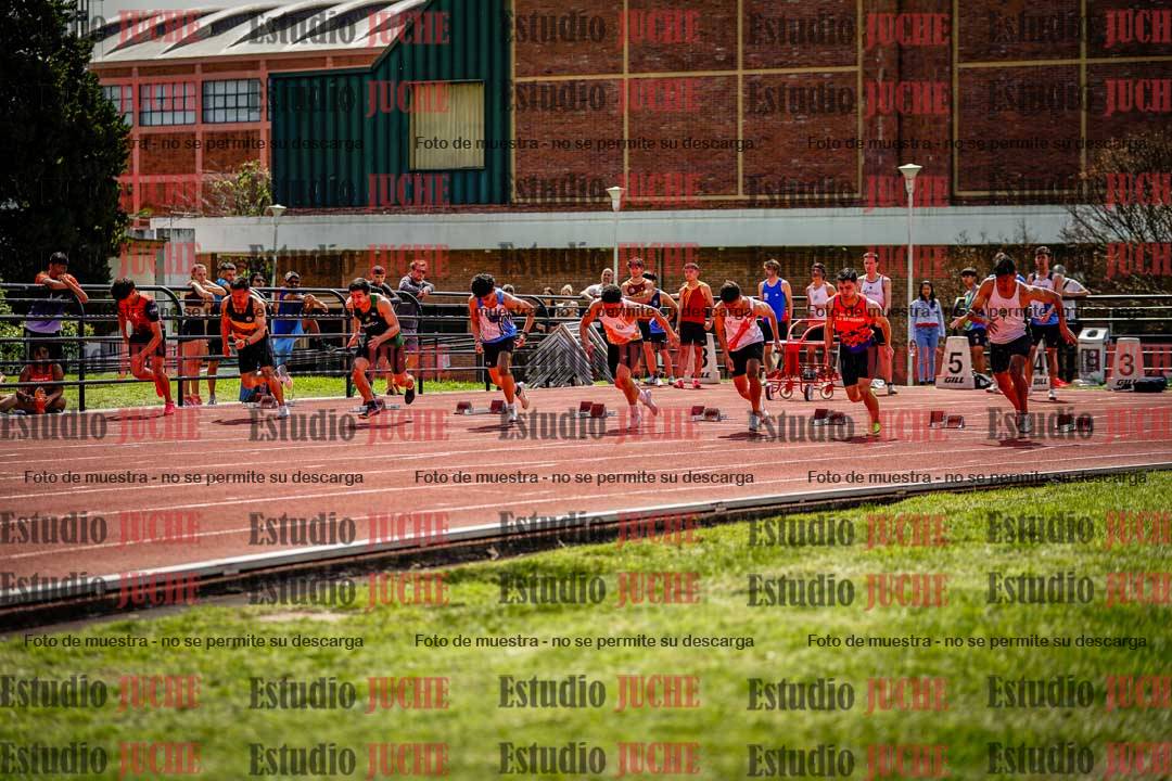 Fotos de los 100 m de varones