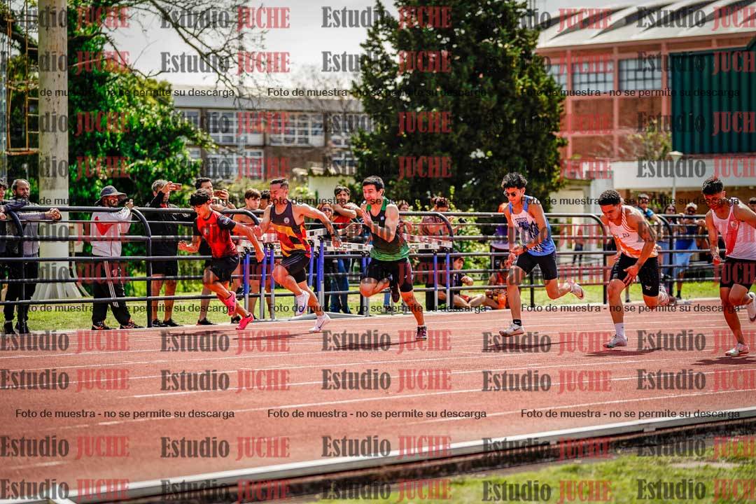 Fotos de los 100 m de varones