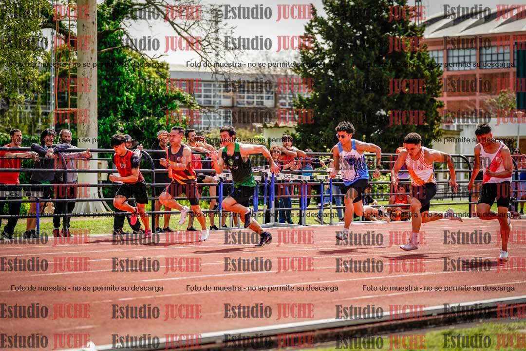 Fotos de los 100 m de varones