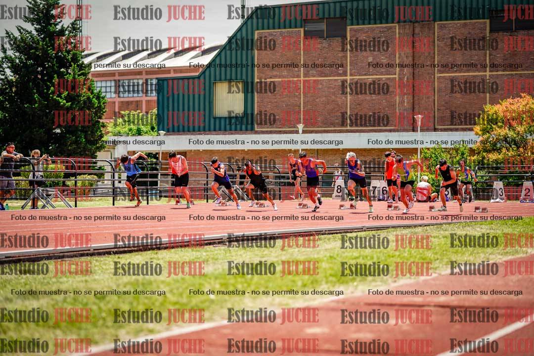 Fotos de los 100 m llanos de varones