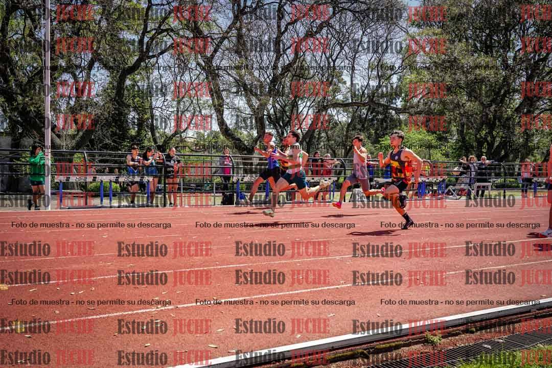 Fotos de los 100 m llanos de varones