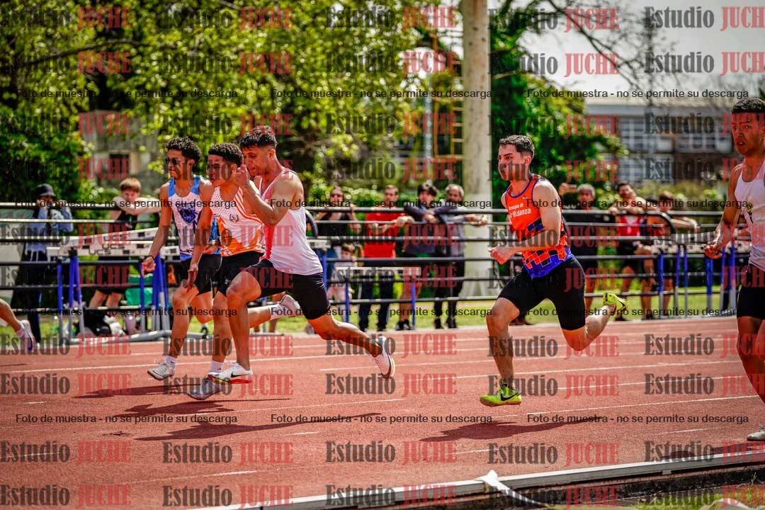 Fotos de los 100 m de varones