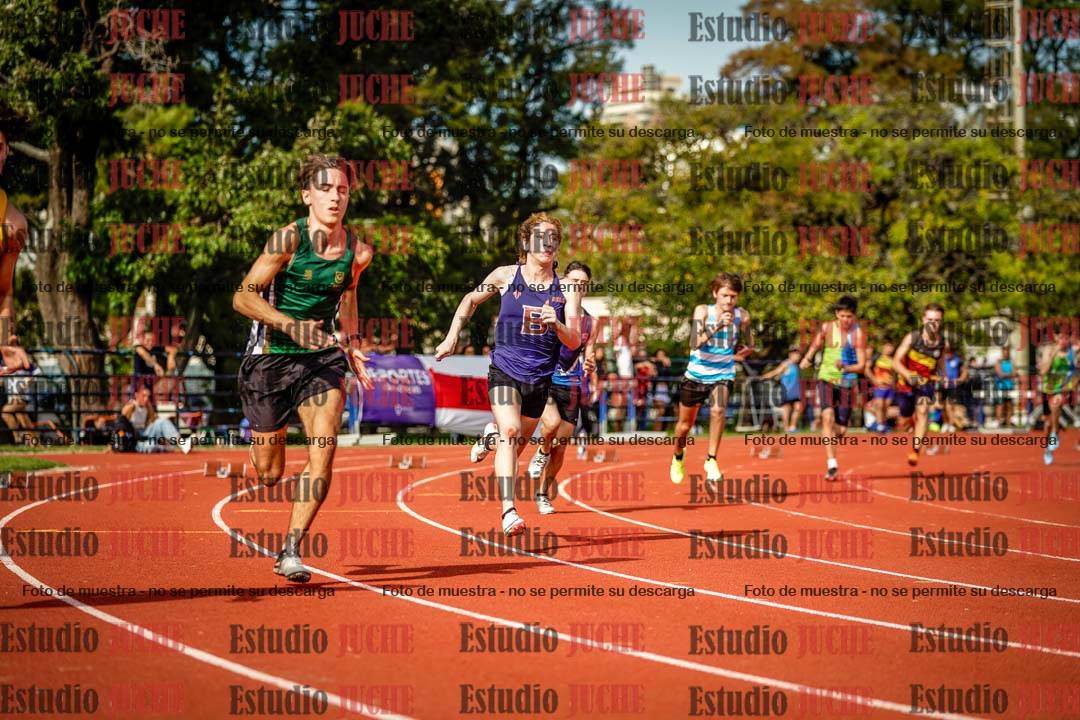 Fotos de los 200 m llanos de varones