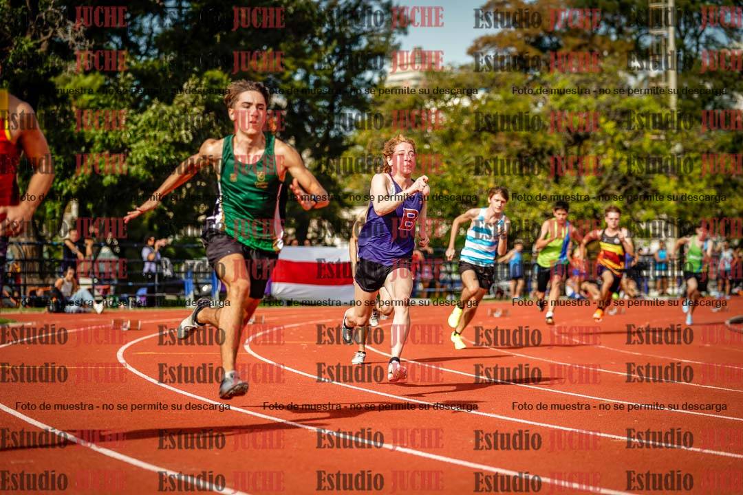 Fotos de los 200 m llanos de varones