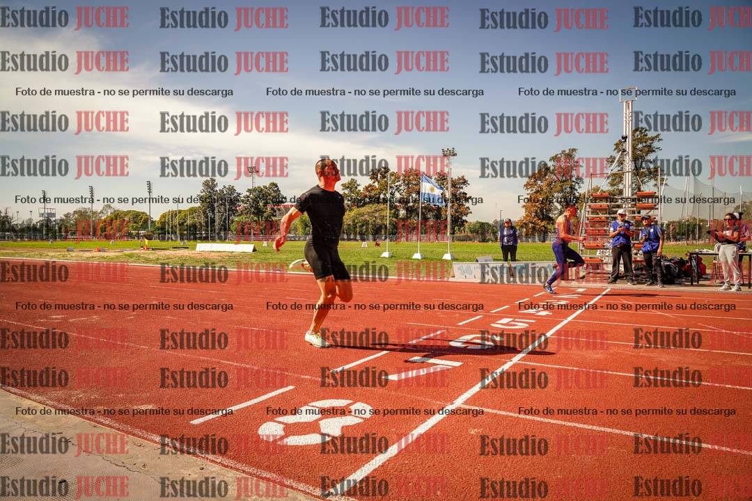 Fotos de los 100 m llanos de varones