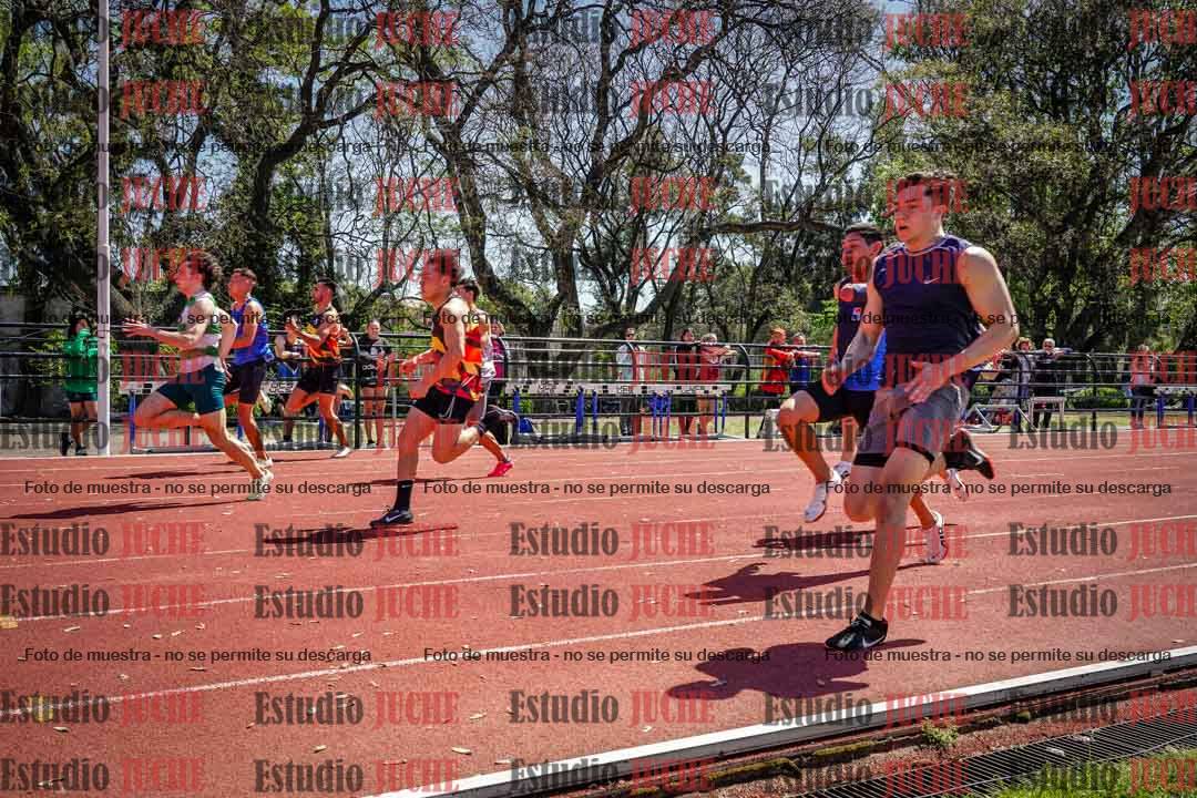 Fotos de los 100 m llanos de varones