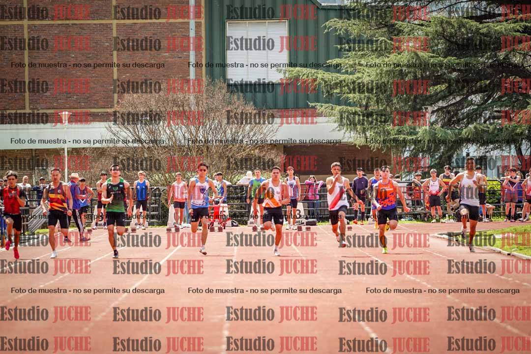 Fotos de los 100 m de varones