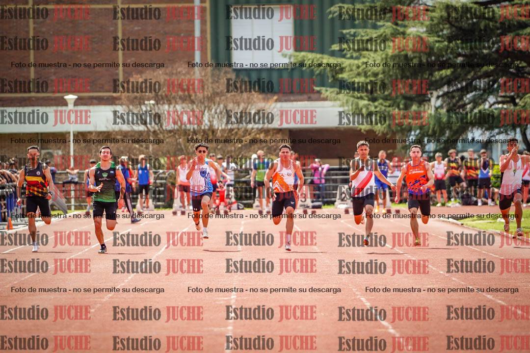 Fotos de los 100 m de varones