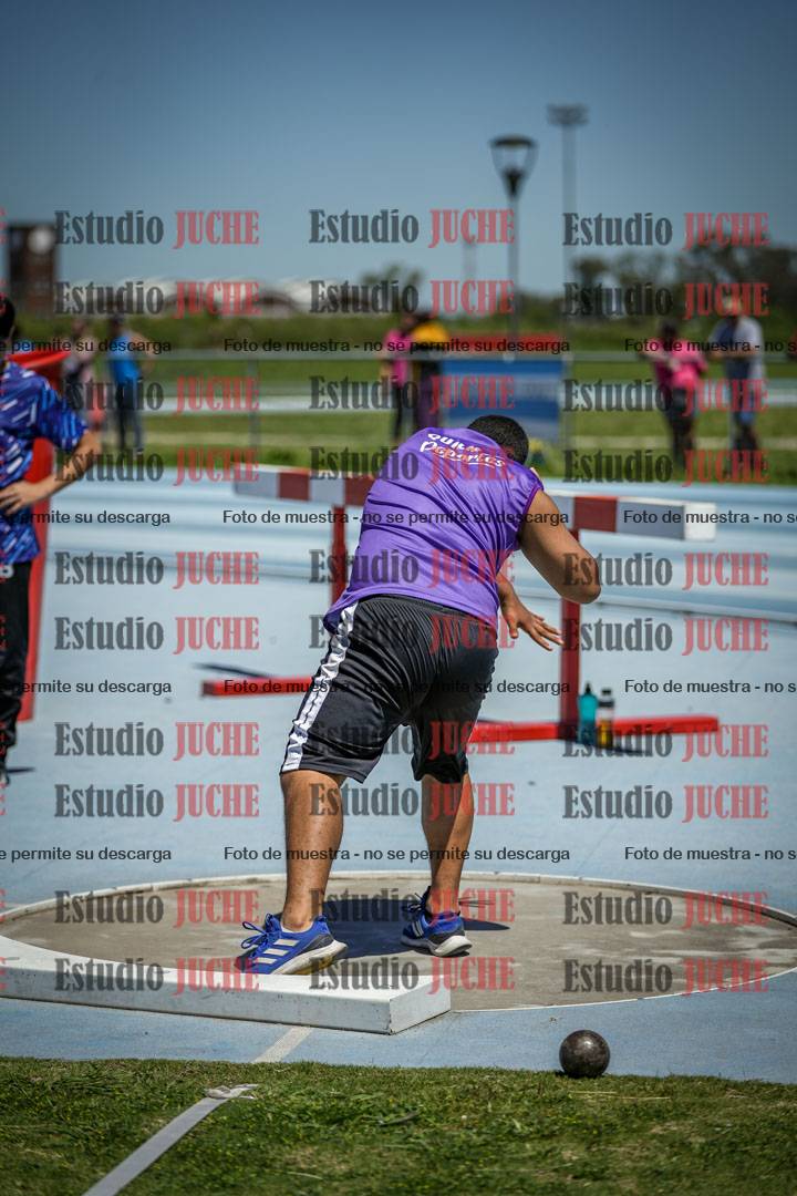 Fotos del lanzamiento de bala de varones - U14