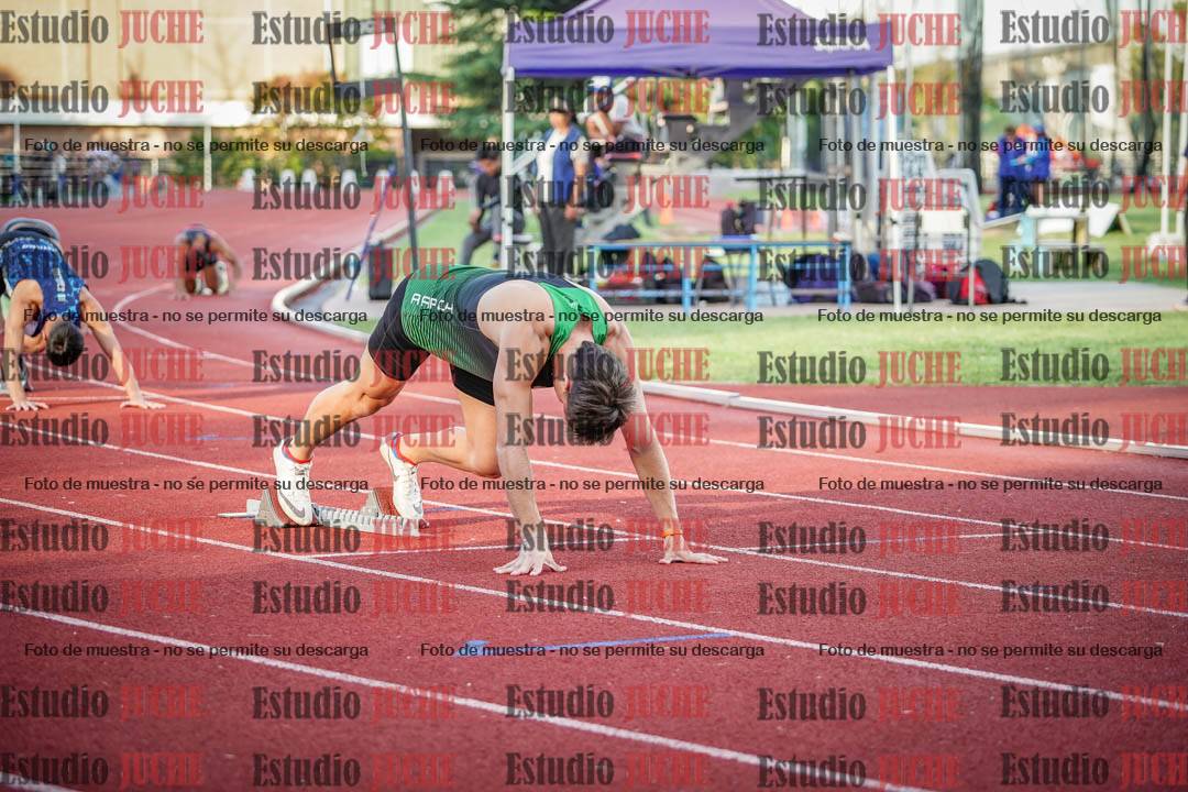 Fotos de los 400 m llanos de varones