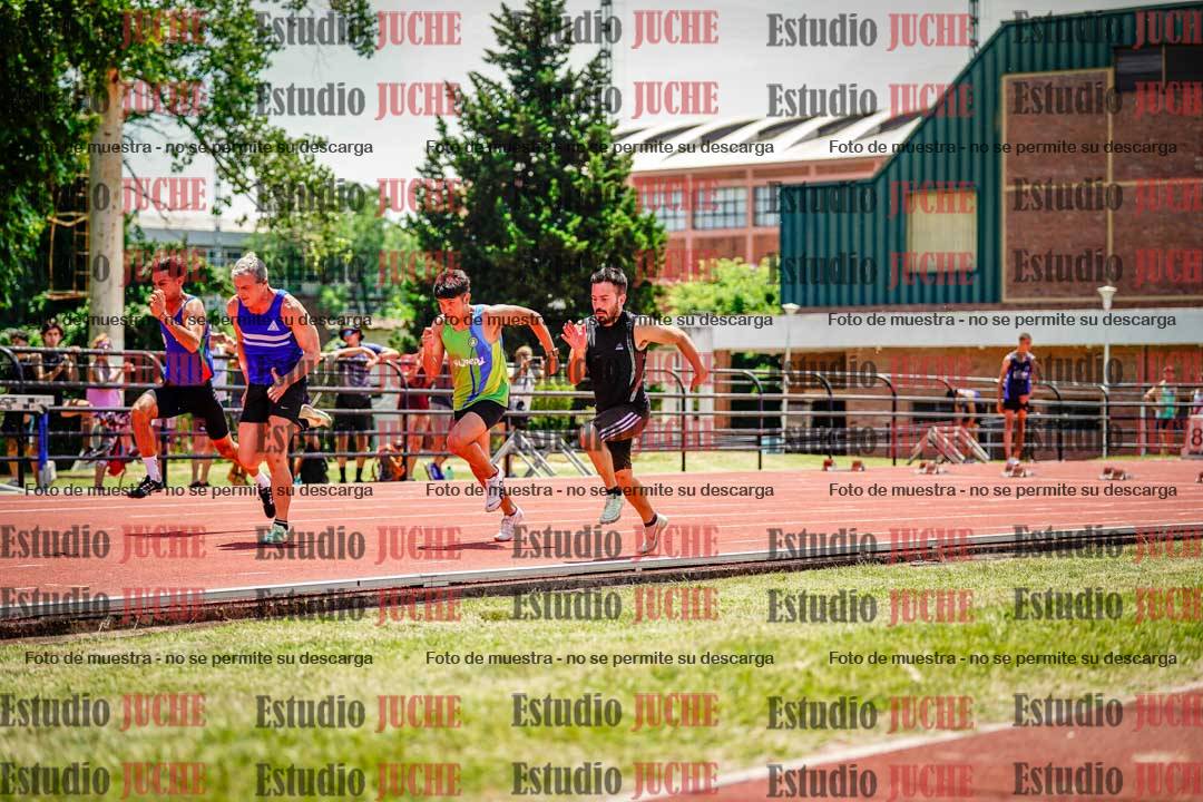 Fotos de los 100 m llanos de varones