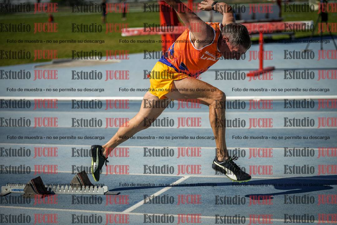 Fotos de los 400 m llanos de varones