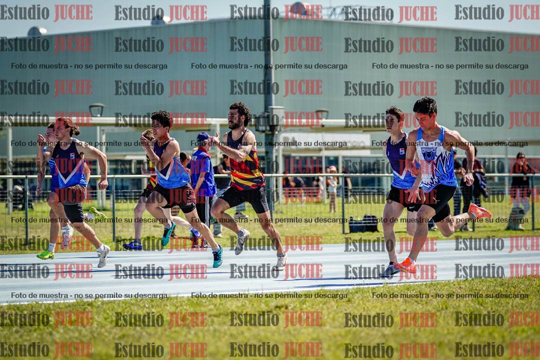 Fotos de los 100 m llanos de varones