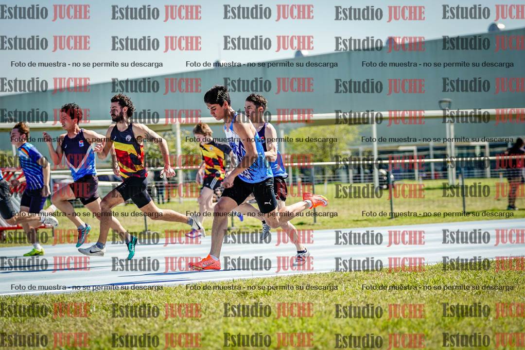 Fotos de los 100 m llanos de varones