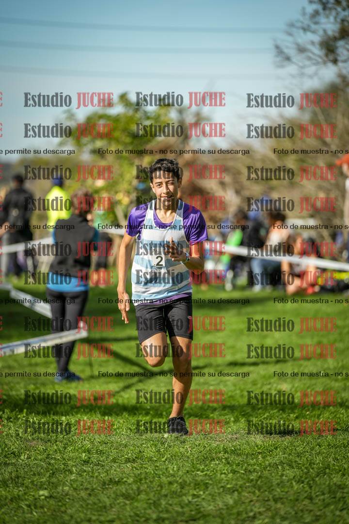 Fotos de la llegada del cross de 3000 m
