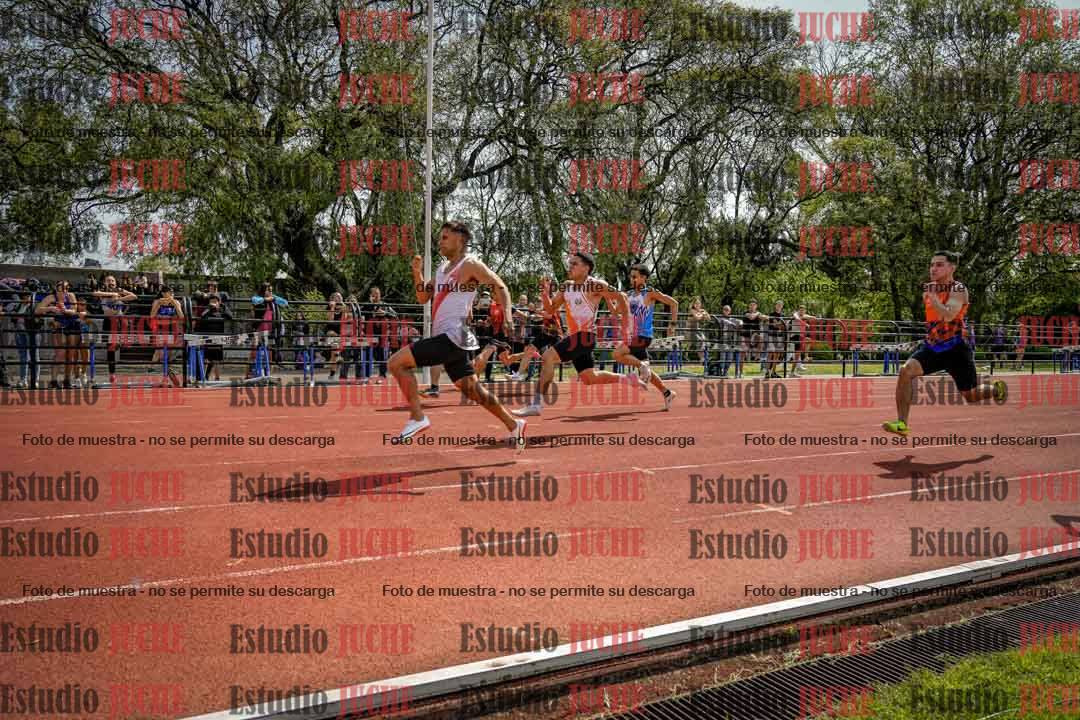 Fotos de los 100 m de varones