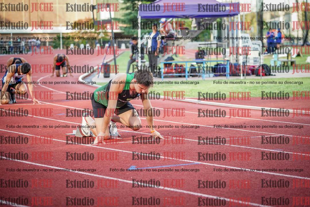 Fotos de los 400 m llanos de varones