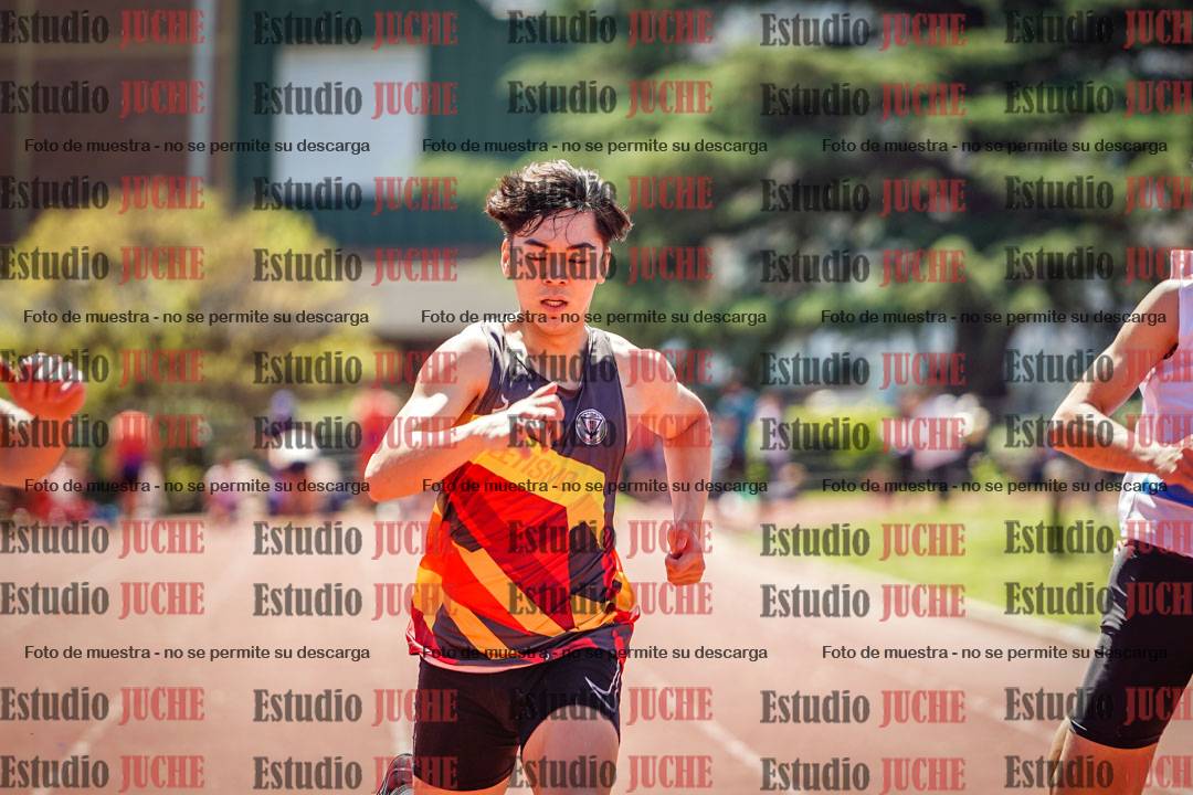 Fotos de los 100 m llanos de varones