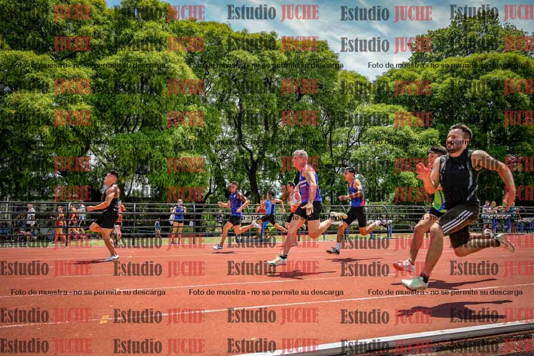Fotos de los 100 m llanos de varones
