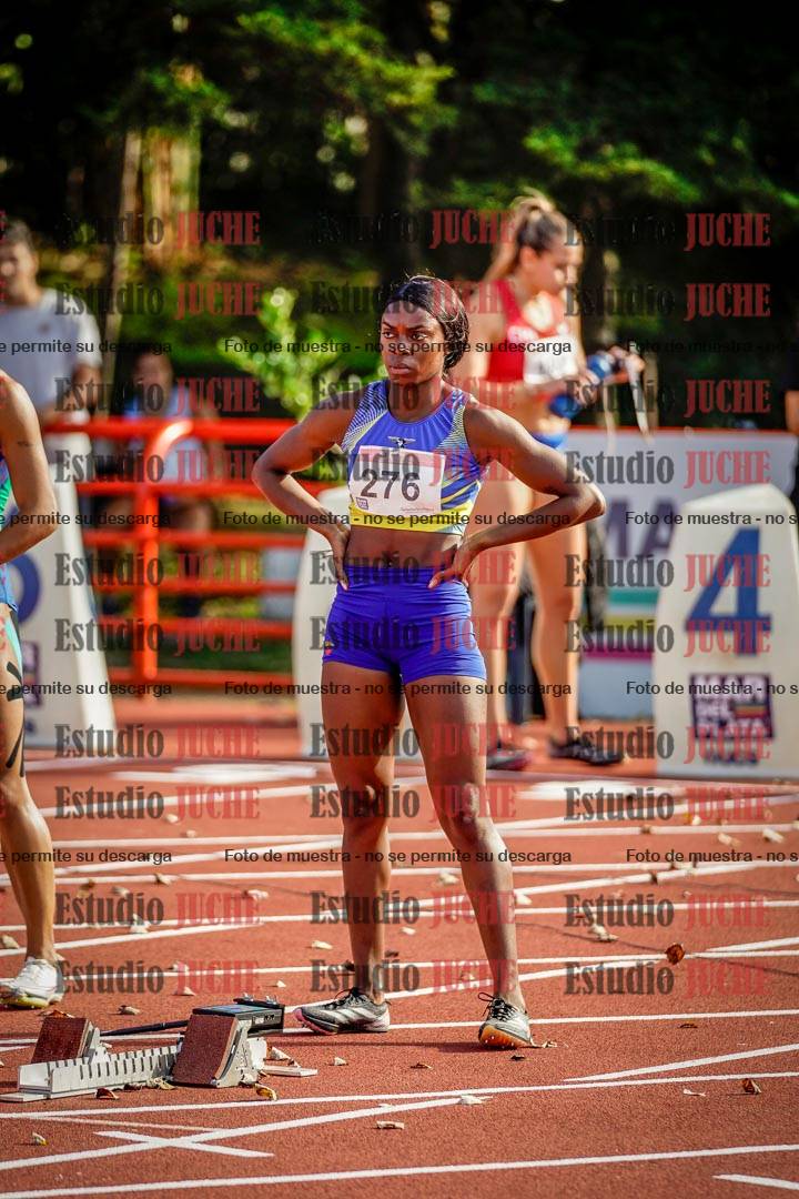 Fotos de los 100 m de mujeres - FINAL