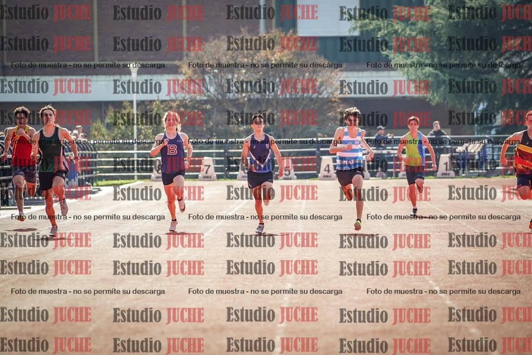 Fotos de los 200 m llanos de varones