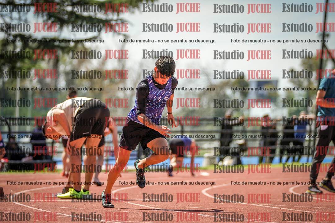 Fotos de los 100 m llanos de varones