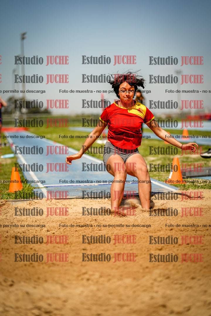 Fotos del salto en largo de mujeres - heptatlón 5
