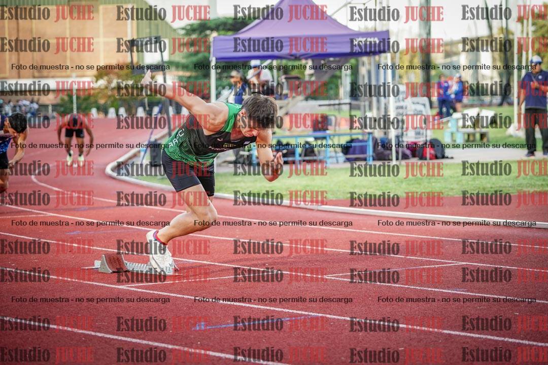 Fotos de los 400 m llanos de varones