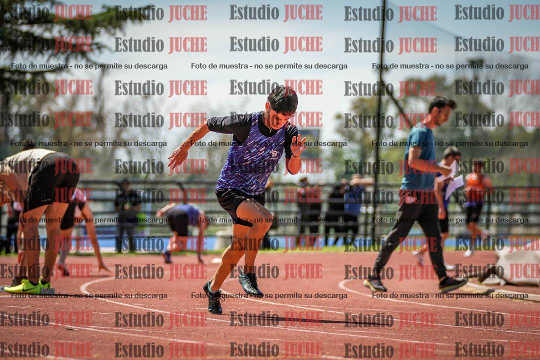 Fotos de los 100 m llanos de varones
