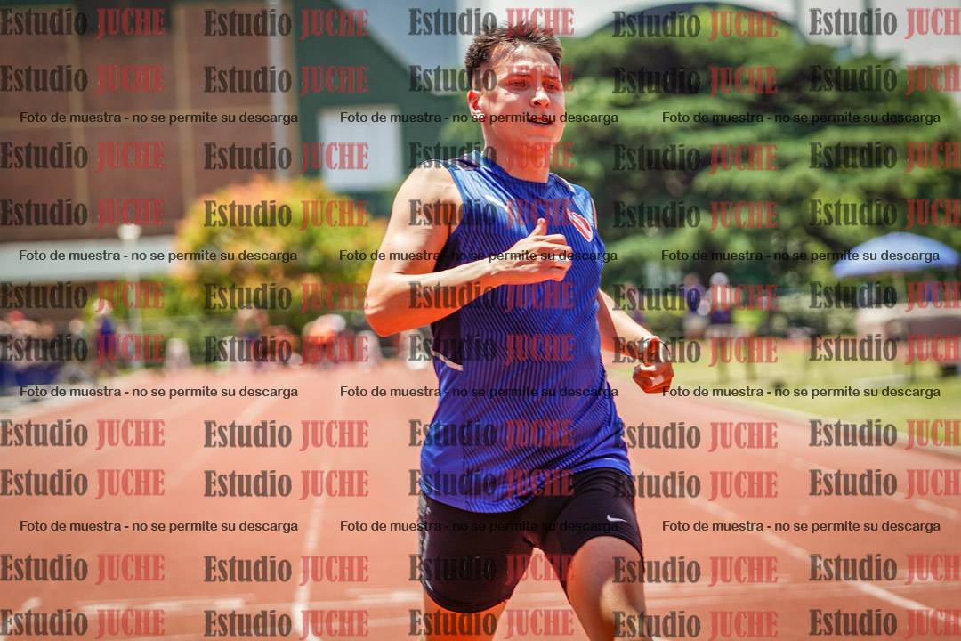 Fotos de los 100 m llanos de varones