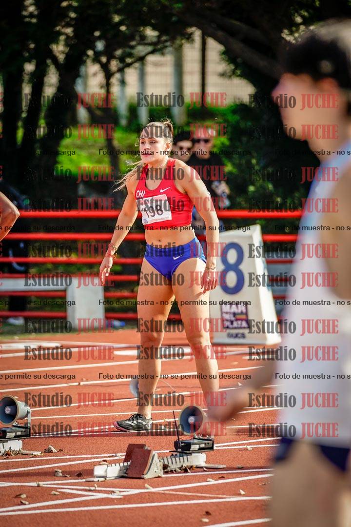 Fotos de los 100 m de mujeres - FINAL