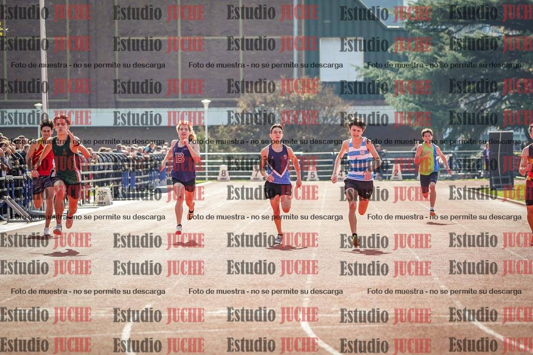 Fotos de los 200 m llanos de varones
