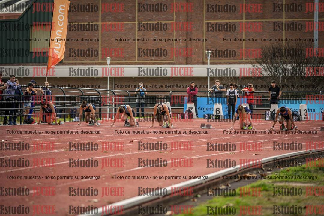 Fotos de los 100 m llanos de mujeres