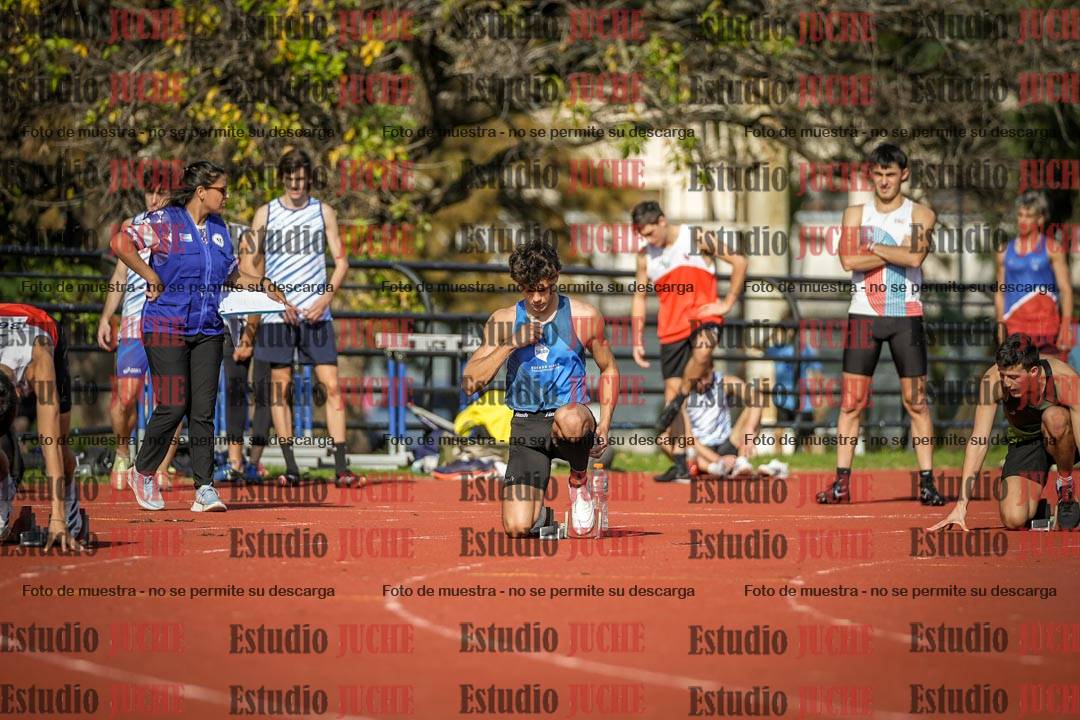 Fotos de los 200 m llanos de varones